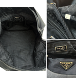 画像をギャラリービューアに読み込む, 【中古】プラダ PRADA ボストンバッグ ナイロン レザー ブラック 黒 2WAY ショルダーバッグ j0213aq003334
