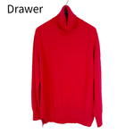 画像をギャラリービューアに読み込む, 【中古】ドゥロワー Drawer タートルネック ニット レディース フリーサイズ レッド j0508k00612
