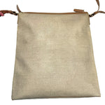 画像をギャラリービューアに読み込む, 【中古】ブルガリ BVLGARI ショルダーバッグ コレツィオーネ ヘリンボーン 縦長 ナチュラル ベージュ系 i0601oq00957
