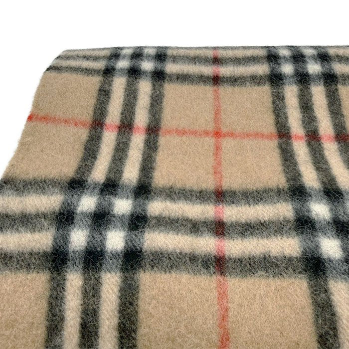 【中古】バーバリー BURBERRY ストール マフラー カシミア チェック ベージュ i1012oq00446