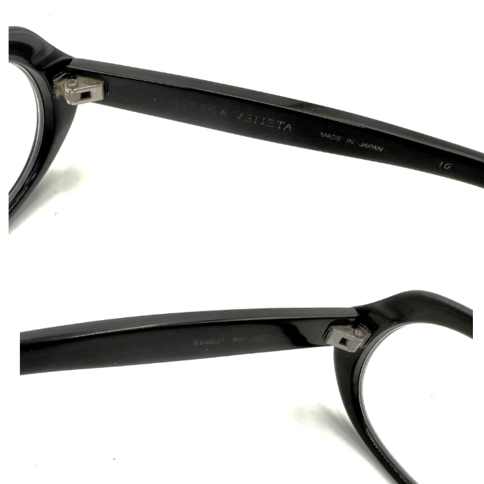 【中古】ボッテガヴェネタ BOTTEGA VENETA めがね 眼鏡 メガネ 度入り 黒縁 黒フレーム i0606aq00552