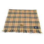 画像をギャラリービューアに読み込む, 【中古】バーバリー BURBERRY ブランケット ひざ掛け ノバチェック ベージュ ウール100％ j0215pq02338

