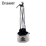 画像をギャラリービューアに読み込む, 【中古】ドゥロワー DRAWER ノベルティ 巾着バッグ ネイビー ミニバッグ j0508k0156
