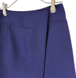 画像をギャラリービューアに読み込む, 【中古】Drawer ドゥロワー スカート パープル ウールラップスカート 上品シルエット 大人エレガント i0925i00115
