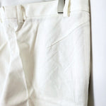 Load image into Gallery viewer, 【中古】インコテックス INCOTEX テーパードパンツ 無地 シンプル 裾スリット ホワイト 白 i0213n01912
