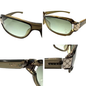 中古】グッチ GUCCI サングラス クリアフレーム 細長シルエット カラー 中古】グッチ GUCCI サングラス クリアフレーム 細長シルエット カラー