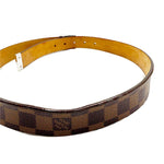 Load image into Gallery viewer, 【中古】ルイヴィトン LOUIS VUITTON ベルト ダミエ 80/32 メンズ レザー シルバーバックル i0810oq00792
