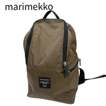 画像をギャラリービューアに読み込む, 【中古】マリメッコ marimekko METRO メトロ リュック バックパック ブラウン j0618lq00260
