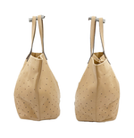 Load image into Gallery viewer, 【中古】Anya Hindmarch アニヤハインドマーチ トートバッグ ベージュ パンチング レザー i1013tq00515
