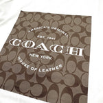 将图片加载到图库查看器，【中古】コーチ COACH Tシャツ ロゴプリント シグネチャープリント カジュアル オフホワイト ベージュ系 i0522lq00517
