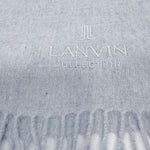 画像をギャラリービューアに読み込む, 【中古】LANVIN COLLECTION ランバン コレクション マフラー ストール グレー カシミヤ混 i0727tq02110

