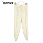 画像をギャラリービューアに読み込む, 【中古】ドゥロワー Drawer ドローストリングパンツ ウール ホワイト アイボリー j0508k0031515

