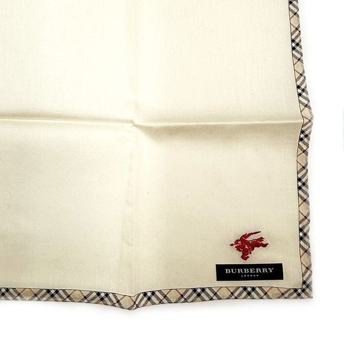 【中古】バーバリー BURBERRY ハンカチ3点セット ハンドタオル チェック 未使用品 ピンク ベージュ ライトブルー i0619wq0465