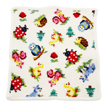 将图片加载到图库查看器，【中古】フェイラー FEILER ハンカチ 2枚セット ハイジ ピンク 花柄 アニマル柄 i0728tq0021
