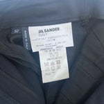 Load image into Gallery viewer, 【中古】ジルサンダー JIL SANDER カービングパンツ ハイウエスト センタープレス ネイビー 紺 h1022rq00212
