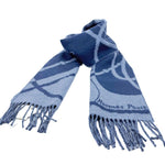 画像をギャラリービューアに読み込む, 【中古】エルメス Hermes マフラー ブルー カシミヤ i0522lq010286
