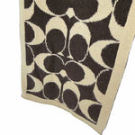 画像をギャラリービューアに読み込む, 【中古】COACH コーチ マフラー シグネチャー ベージュ ウール ロゴ i1124tq00110
