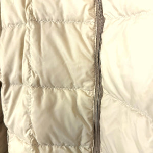 【中古】モンクレール MONCLER リバーシブルダウンコート スタンドカラー アイボリー ベージュ系 h1125aq004