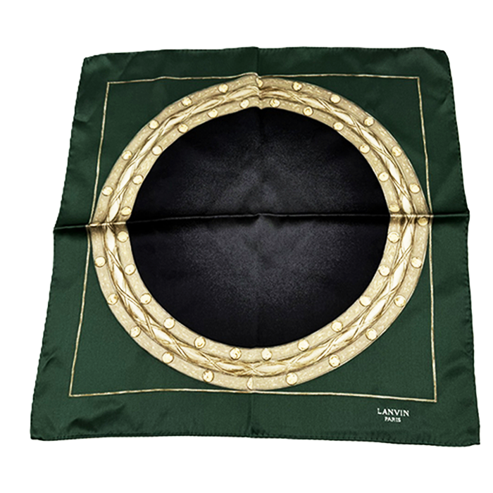 【中古】LANVIN ランバン ミニスカーフ シルク100% i0727tq0123