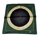 将图片加载到图库查看器，【中古】LANVIN ランバン ミニスカーフ シルク100% i0727tq0123
