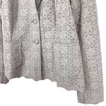 Load image into Gallery viewer, 【中古】セオリーリュクス Theory luxe 総レースジャケット 花 カットワークレース グレージュ i0807n0057
