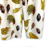 Load image into Gallery viewer, 【中古】ギャルリーヴィー GALERIE VIE カジュアルパンツ リーフプリント 落ち葉柄 ライトベージュ h1227n0207
