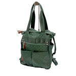 Load image into Gallery viewer, 【中古】イザック Y'SACCS リュック ハンドバッグ 2way ドット柄 ポケット多い くすみグリーン 緑系 i0410wq02810
