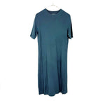 将图片加载到图库查看器，【中古】セオリーリュクス Theory luxe ニットワンピース 半袖 モックネック ブルーグリーン i0807n01810
