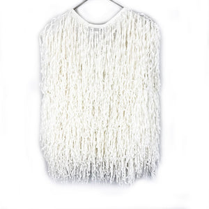 週末値下 ドゥロワー　RESORT2 5Gフリンジニットベスト ドゥロワーRESORT2 5Gフリンジニットベスト