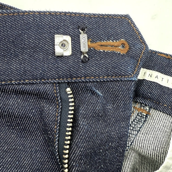 【中古】エストネーション ESTNATION デニムフレアパンツ ストレッチ きれいめデニム インディゴブルー i0421hy00220