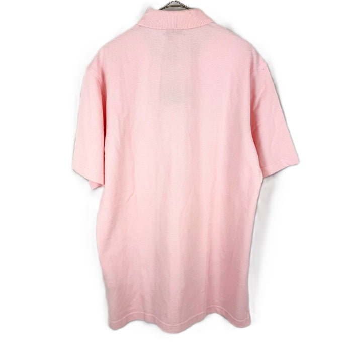 【中古】バーバリー BURBERRY ポロシャツ 半袖 タグ付き ライトピンク パステル i0718aq00524