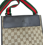 Load image into Gallery viewer, 【中古】GUCCI グッチ GGキャンバス ショルダーバッグ ベージュ×ブラウン シェリーライン i1012oq003161
