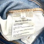 画像をギャラリービューアに読み込む, 【中古】アクネストゥディオズ Acne Studios デニム カジュアル 美シルエット シンプル デニムブルー h0324n004
