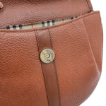 将图片加载到图库查看器，【中古】バーバリー BURBERRY ショルダーバッグ ポシェット レトロ 可愛い ブラウン 茶 i0717lq00982
