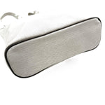 将图片加载到图库查看器，【中古】ドゥロワー Drawer ノベルティトートバッグ 縦長 ヘリンボーン 内側防水 ライトベージュ グレー i0512y00412
