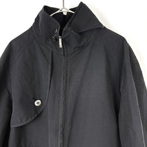 【中古】バーバリーブラックレーベル BURBERRY BLACK LABEL スプリングコート シンプル チェック ブラック 黒 h1216aq00840