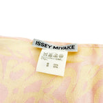 画像をギャラリービューアに読み込む, 【中古】イッセイミヤケ ISSEY MIYAKE ストール ピンク 花柄 シルク混 大判 フリンジ j0223tq05325

