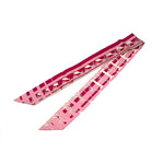 Load image into Gallery viewer, 【中古】エルメス HERMES ツイリー スカーフ スリム フォーブル24 銀座店10周年記念限定 ピンク系 i0606aq00690
