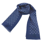 画像をギャラリービューアに読み込む, 【中古】GUCCI グッチ マフラー ストール GG柄 リバーシブル ウール i0419dq007180
