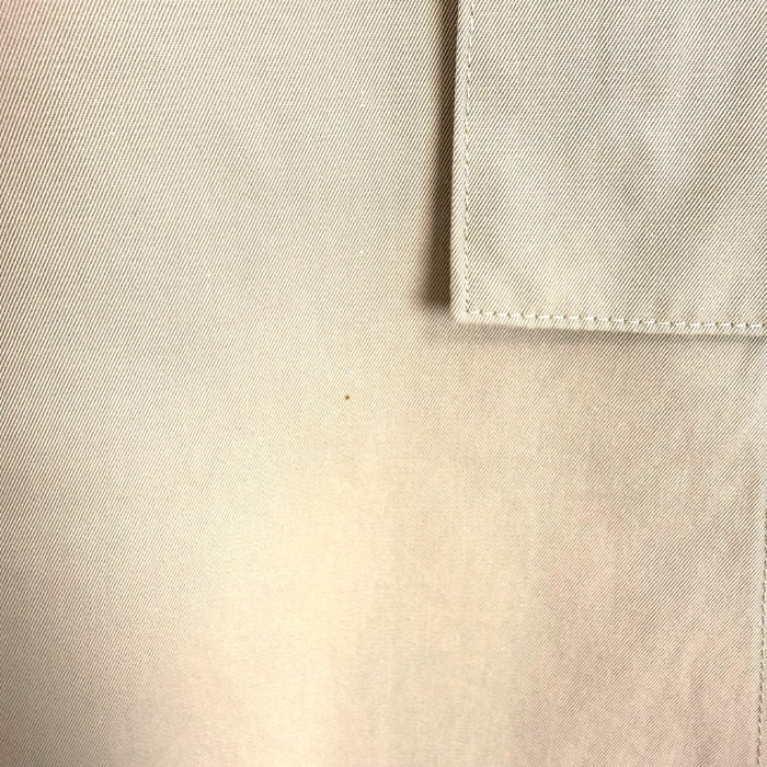 【中古】ドゥロワー Drawer スカート 台形 ひざ丈 パッチポケット シンプル コットン ベージュ i0624h00621