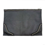 Load image into Gallery viewer, 【中古】ジェイアンドエムデヴィッドソン J＆M DAVIDSON クラッチバッグ スタッズ 薄型 ブラック シルバー i0619wq00116
