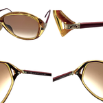 Load image into Gallery viewer, 【中古】クリスチャンディオール Christian Dior サングラス カラーフレーム 大きめレンズ クリアイエロー レッド i0717lq00227
