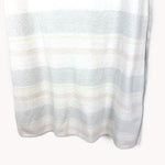 Load image into Gallery viewer, 【中古】ジェラートピケ gelato pique 半袖ワンピース マルチボーダー パステル もこもこ 白系 i0413oq01813
