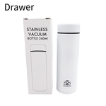 画像をギャラリービューアに読み込む, 【中古】ドゥロワー DRAWER ノベルティ 真空ボトル 260ml ホワイト 未使用 j0508k0145
