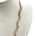 画像をギャラリービューアに読み込む, 【中古】スワロフスキー Swarovski ネックレス ゴールド クリスタル装飾 ラインデザイン 約44cm 箱付き j0215pq02049
