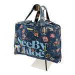 画像をギャラリービューアに読み込む, 【中古】See By Chloé　シーバイクロエ ハンドバッグ 花柄 ネイビー レディース i1029pq02310
