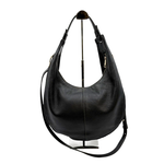 画像をギャラリービューアに読み込む, 【中古】FURLA フルラ レザー ショルダーバッグ ホーボーバッグ ブラック 2WAY レディース j0213aq00575
