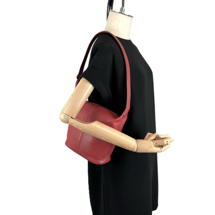 【中古】コーチ COACH ワンショルダーバッグ オールドコーチ レザー レッド くすみレッド 赤 i0810oq00169