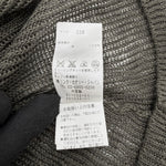 将图片加载到图库查看器，【中古】セオリーリュクス Theory luxe 七分袖ニット リネン ざっくり編み 透け感 丈長め カーキ i0818n0154
