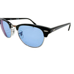将图片加载到图库查看器，【中古】レイバン Ray-Banサングラス ブルーレンズ 黒フレーム i0922lq00627
